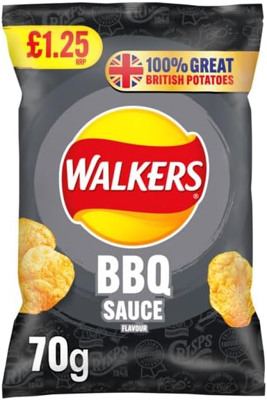 WALKERS Crisps Pack of 18x70g