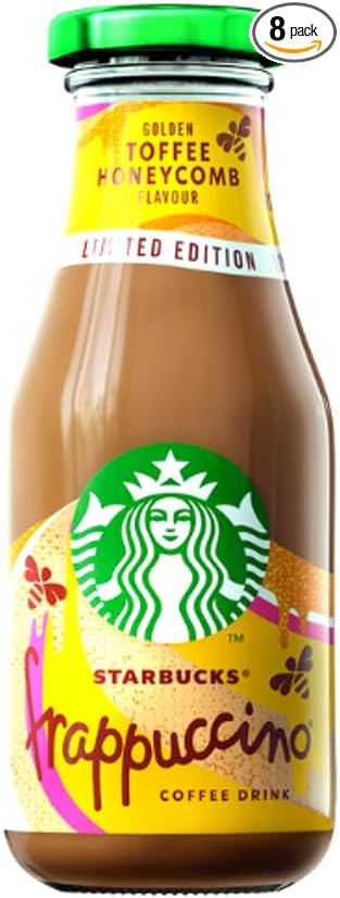 Starbucks Limited Edition Toffee Honeycomb Frappuccino Coffee Case of 8 x 250ml