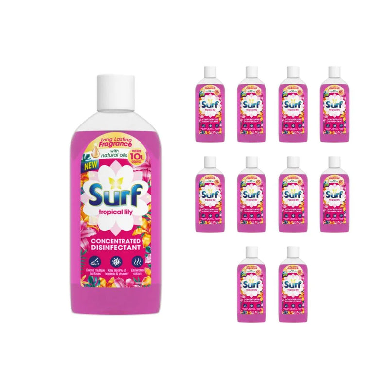 Surf Tropical Lily Concentrated Disinfectant multi-purpose cleaner Pack of 240ml.