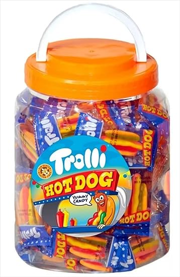 Trolli Mini Hot Dog 60 Pieces Pack Of 1x540g