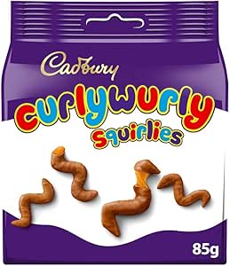 cadbury Curly Wurly Squirlies Chocolate Bag Pack of 10 x 85 g