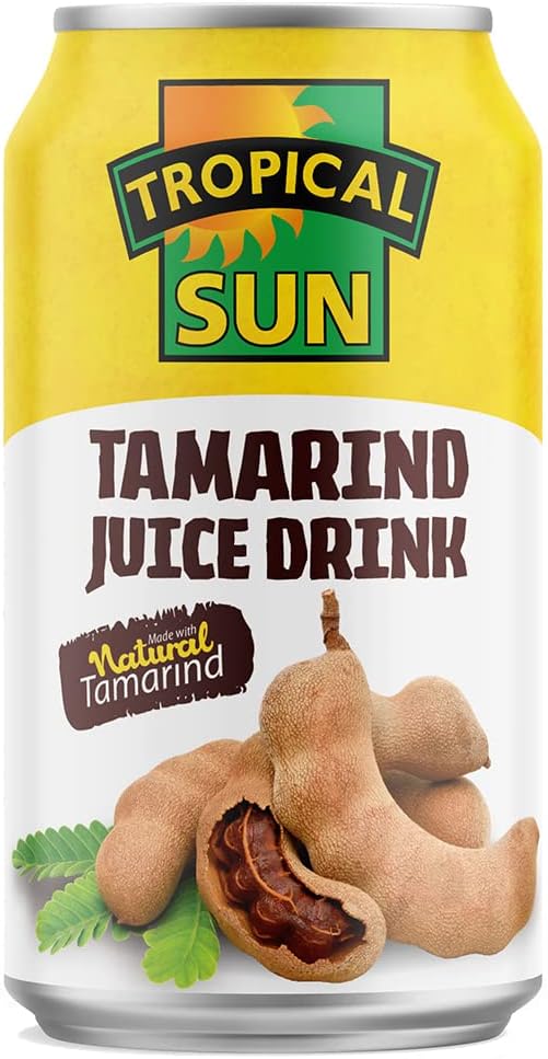 Tropical Sun Tamarind Juice Drink made With Natural Tamarind Pack of 12x330 ml