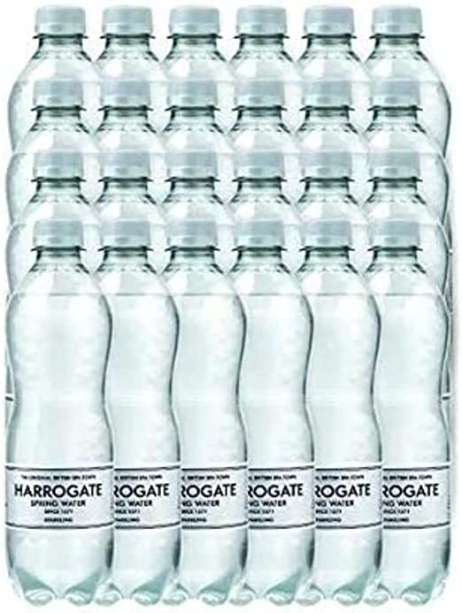 Harrogate Sparkling Spring Water Pack of 24 x 500ml Plastic Bottle