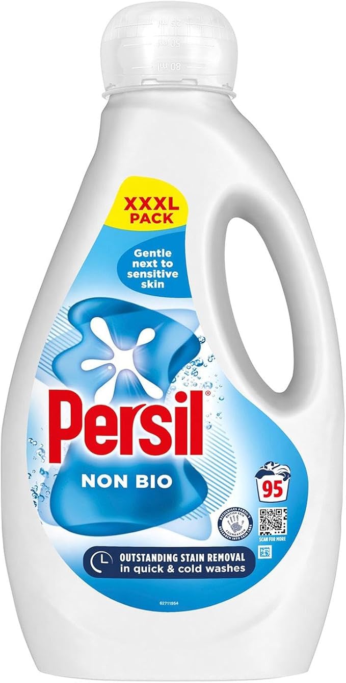 Persil Non Bio Laundry Liquid Pack of 95 Washes (2.565L)