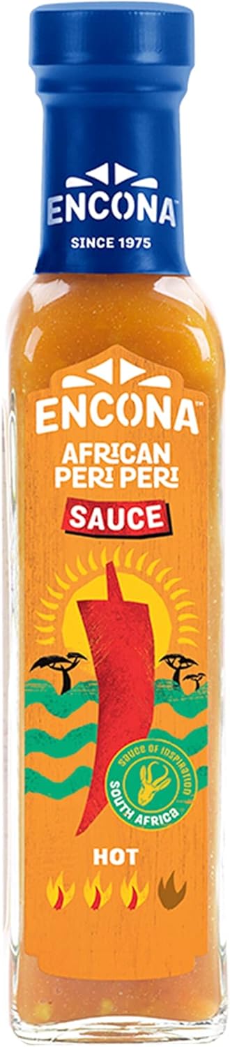 Encona African Peri Peri Sauce Pack of 6x142ml