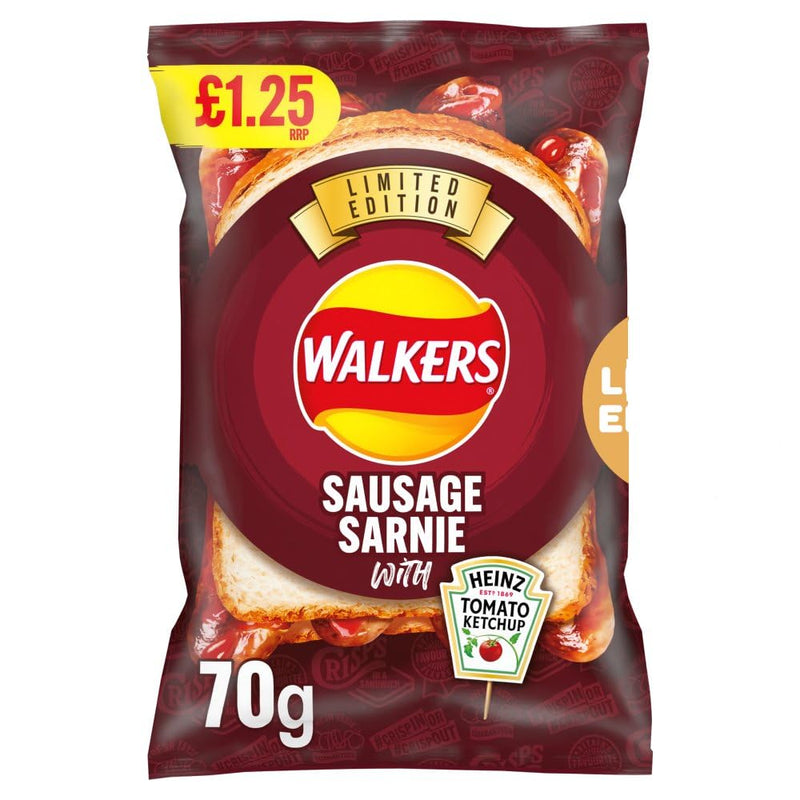 WALKERS Crisps Pack of 18x70g