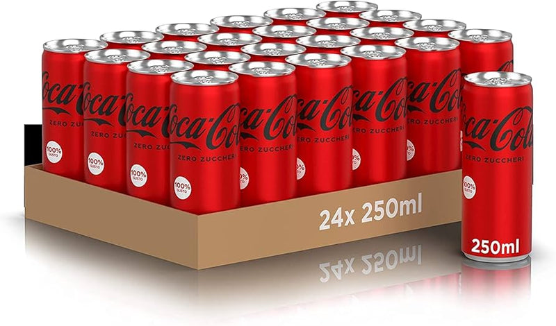 Coca Cola Zero sugar Soft Drink (cans / glassbottles / plastic bottles)