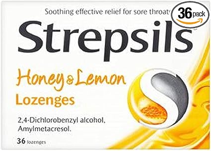 Strepsils Honey and Lemon Pack of 3x36 Pack