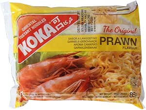 Koka Instant Prawn Noodle Packet Pack of 30x85g