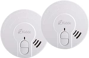 Kidde 29HD Optical Smoke Alarm, White 2pack