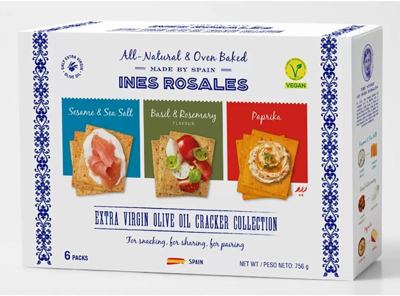 Ines Rosales Olive Oil Cracker Collection, 756g