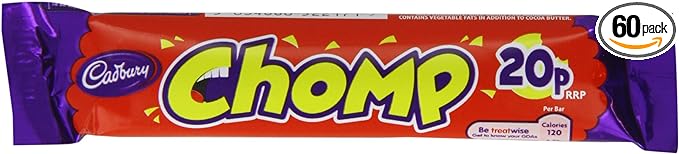 Cadbury Chocolate Chomp Bar, Pack of 60X21G