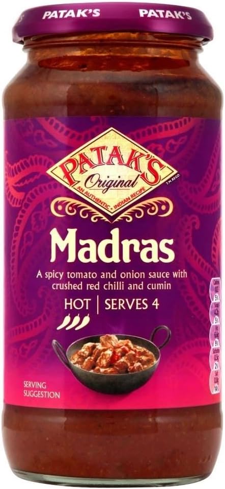 Pataks Madras Paste Pack of 6x450g