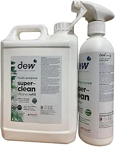 Dew Superclean Multi-Purpose Cleaner Spray, 500ml and Refill, 2.5L