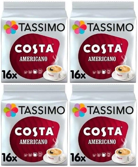 Tassimo Costa Americano Coffee Pods Pack of 16