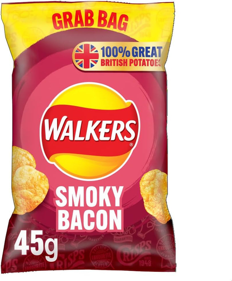 Walkers Crisps Grab Bags Pack of 32x45g