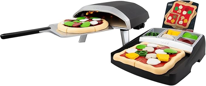 Ooni Toy Pizza Oven and Topping Station Deluxe Set (3+ Years)