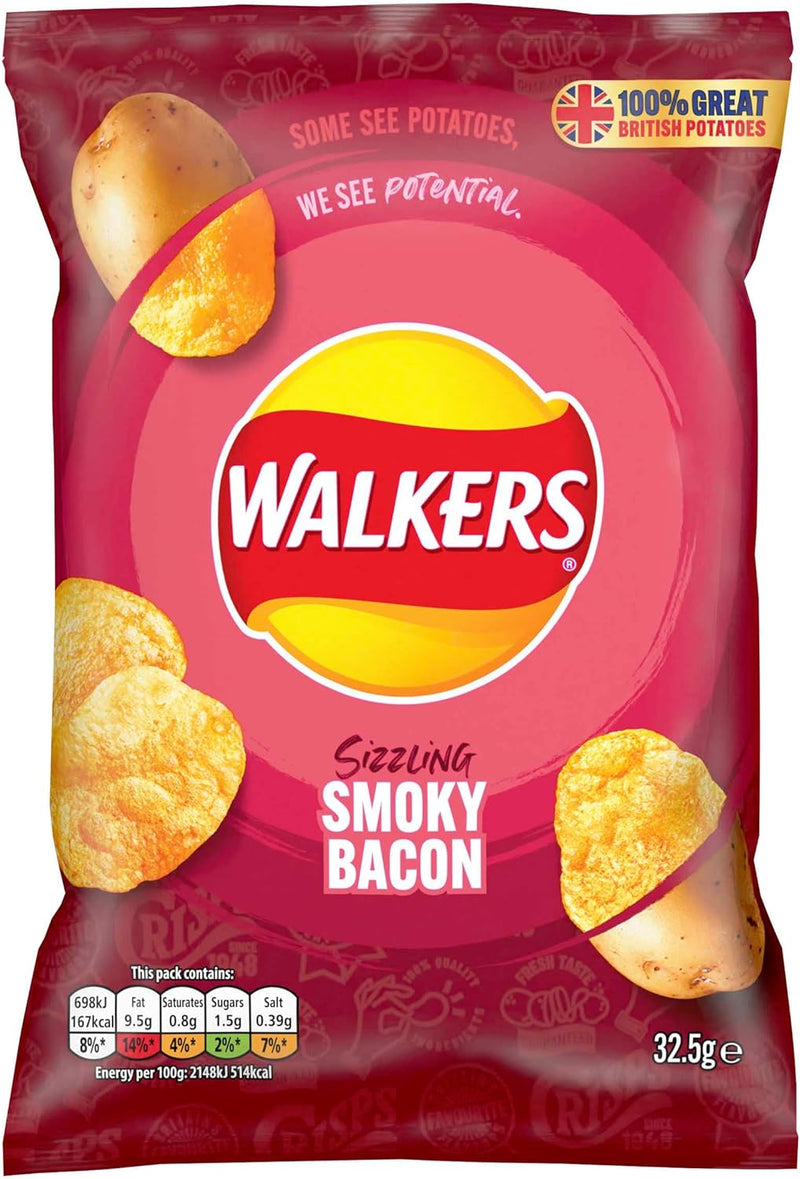 Walkers Crisps Grab bag Pack of 32x32.5g