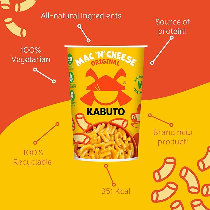 Kabuto Original Mac and Cheese Pack of 6x85g