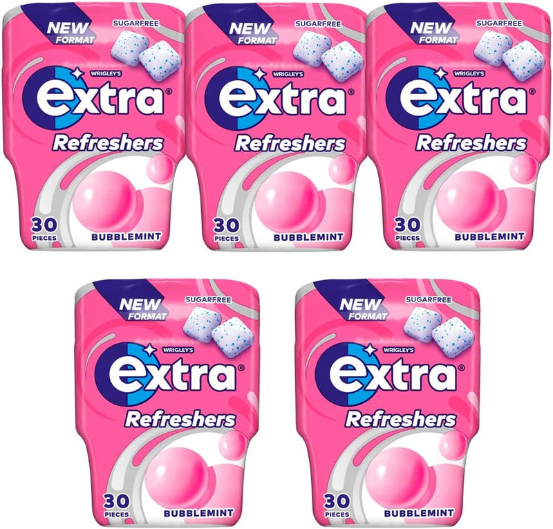 Extra Refreshers Verity Flavour Sugarfree Chewing Gum Bottle 6x30pc