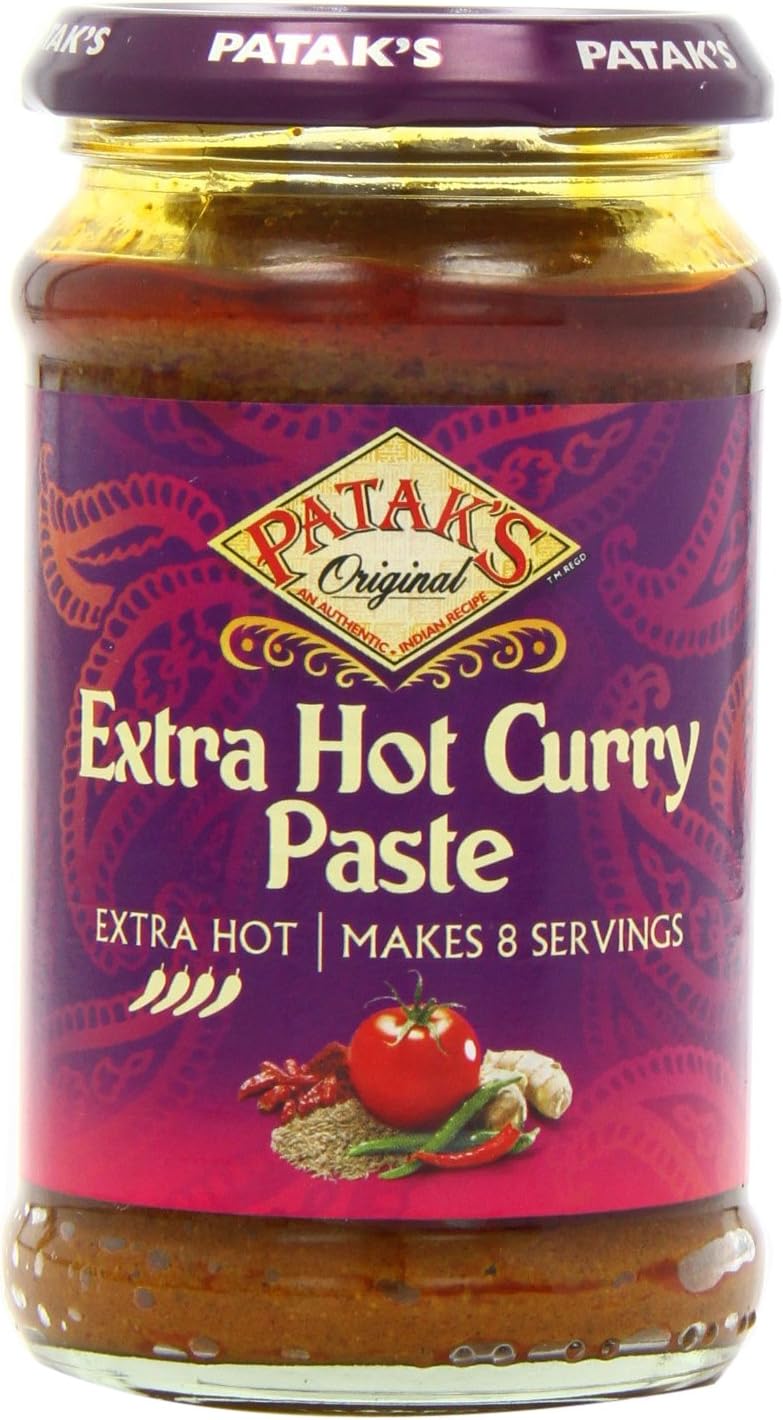 Pataks Extra Hot Curry Cook Paste Pack of 6x283g