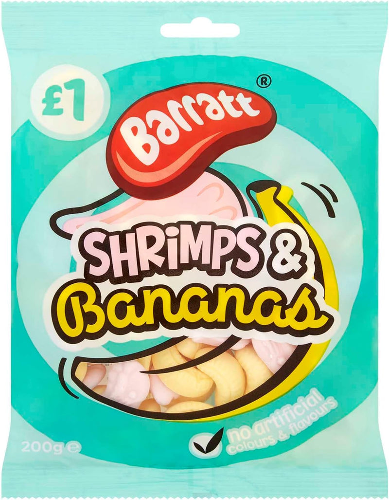 Barratt Shrimps & Bananas Pack of 12x150g