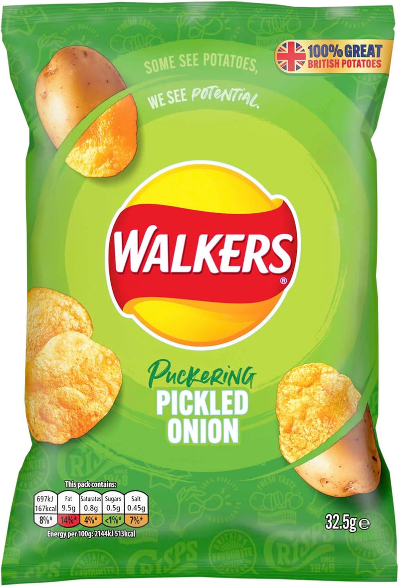 Walkers Crisps Grab bag Pack of 32x32.5g