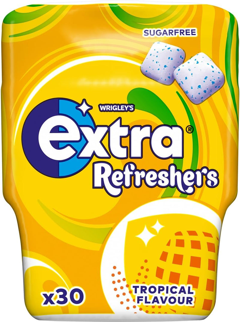 Extra Refreshers Verity Flavour Sugarfree Chewing Gum Bottle 6x30pc