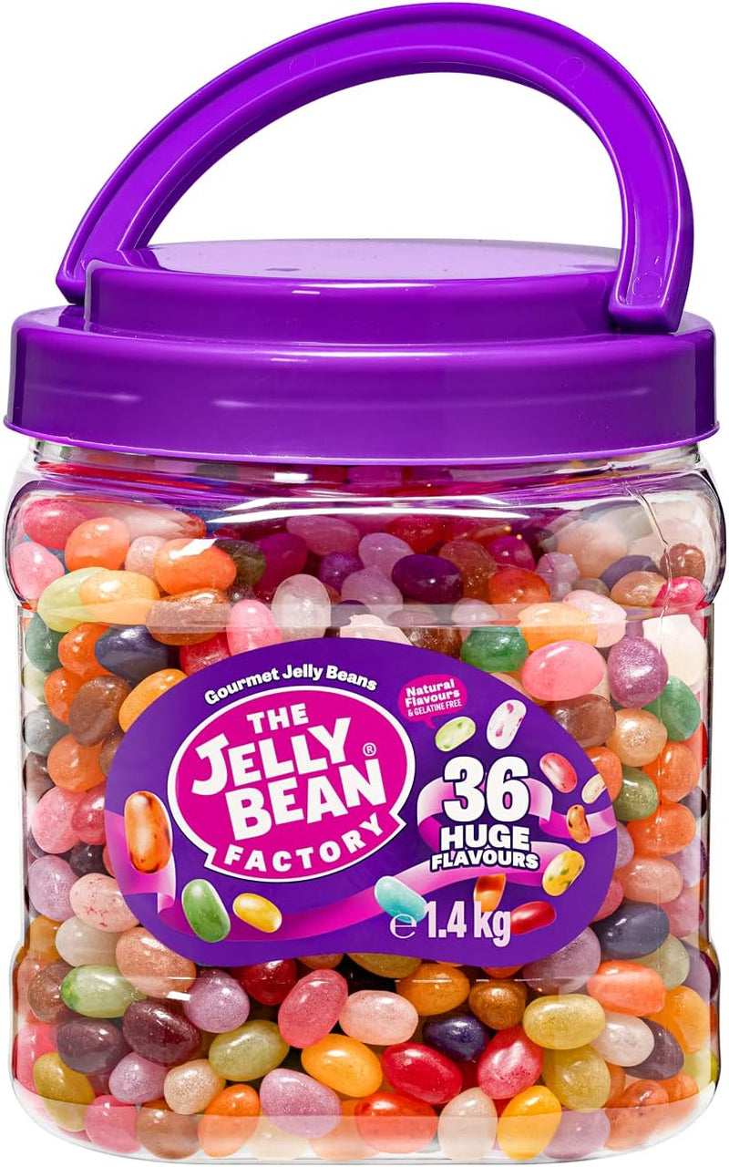 The Jelly Bean Factory Huge Flavours Jar 1.4KG