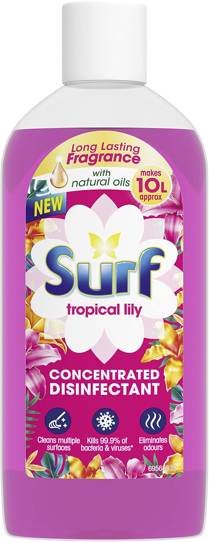 Surf Tropical Lily Concentrated Disinfectant multi-purpose cleaner Pack of 240ml.