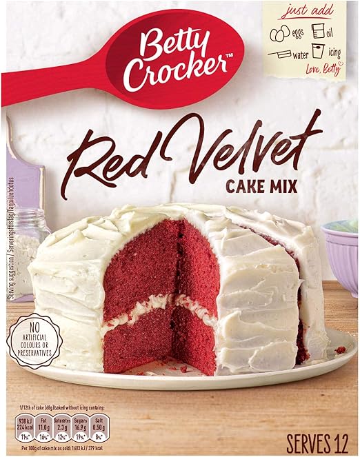 Betty Crocker Cake Mix Pack of 4x425g/415g