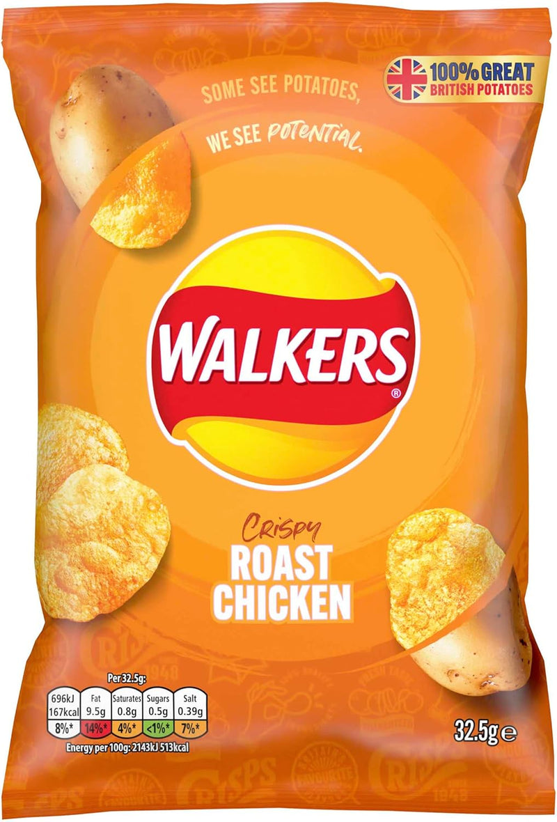 Walkers Crisps Grab bag Pack of 32x32.5g