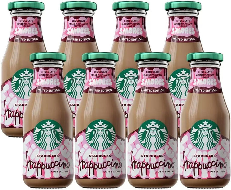 Starbucks Frappuccino S'mores Coffee Drink Pack of 8 x 250ml