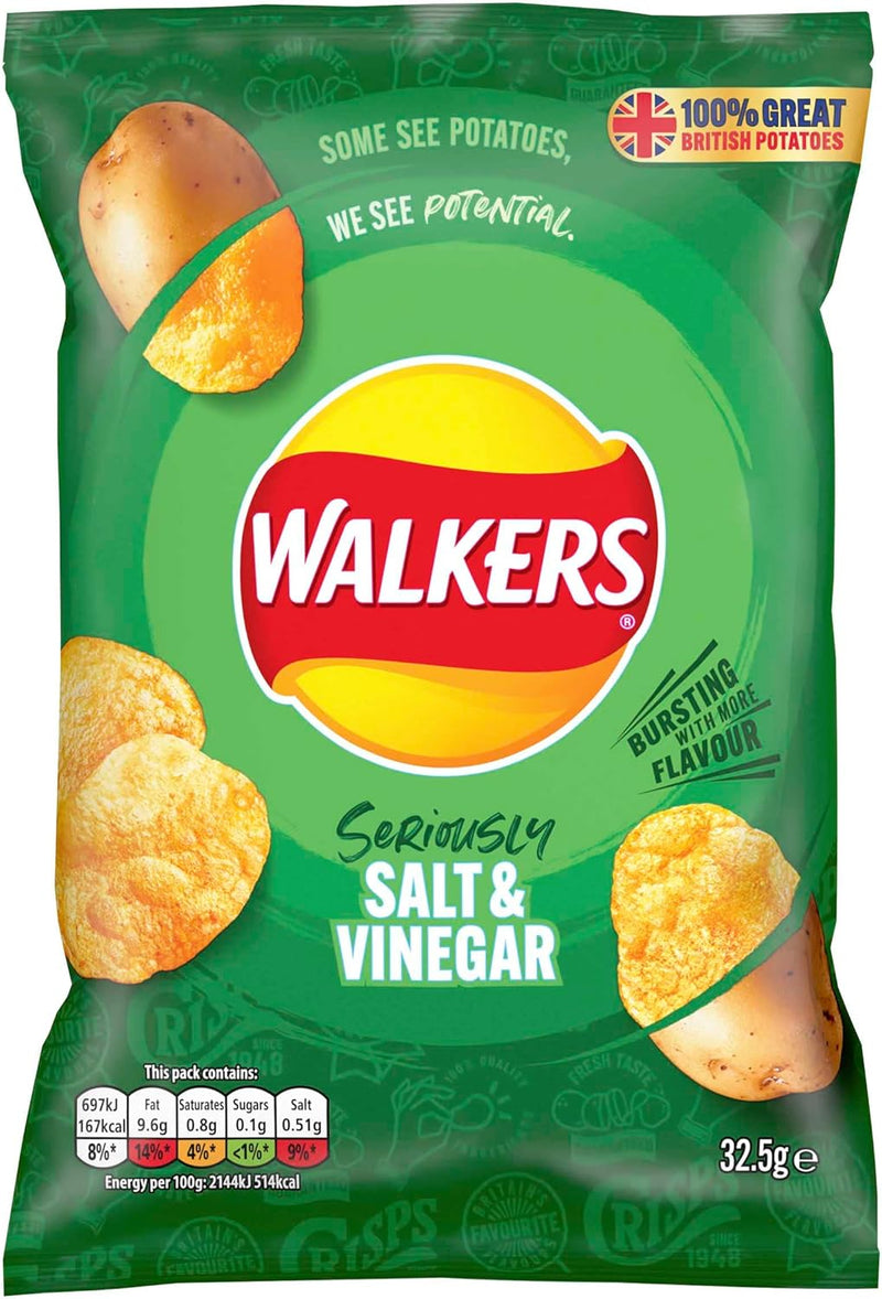 Walkers Crisps Grab bag Pack of 32x32.5g