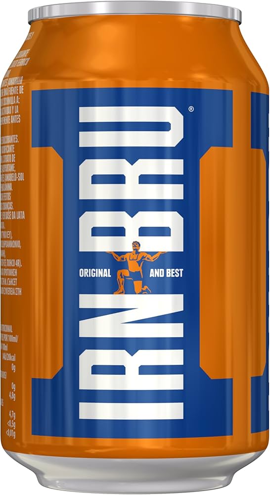 IRN BRU ENRGY DRINK Pack of 48 X330ML