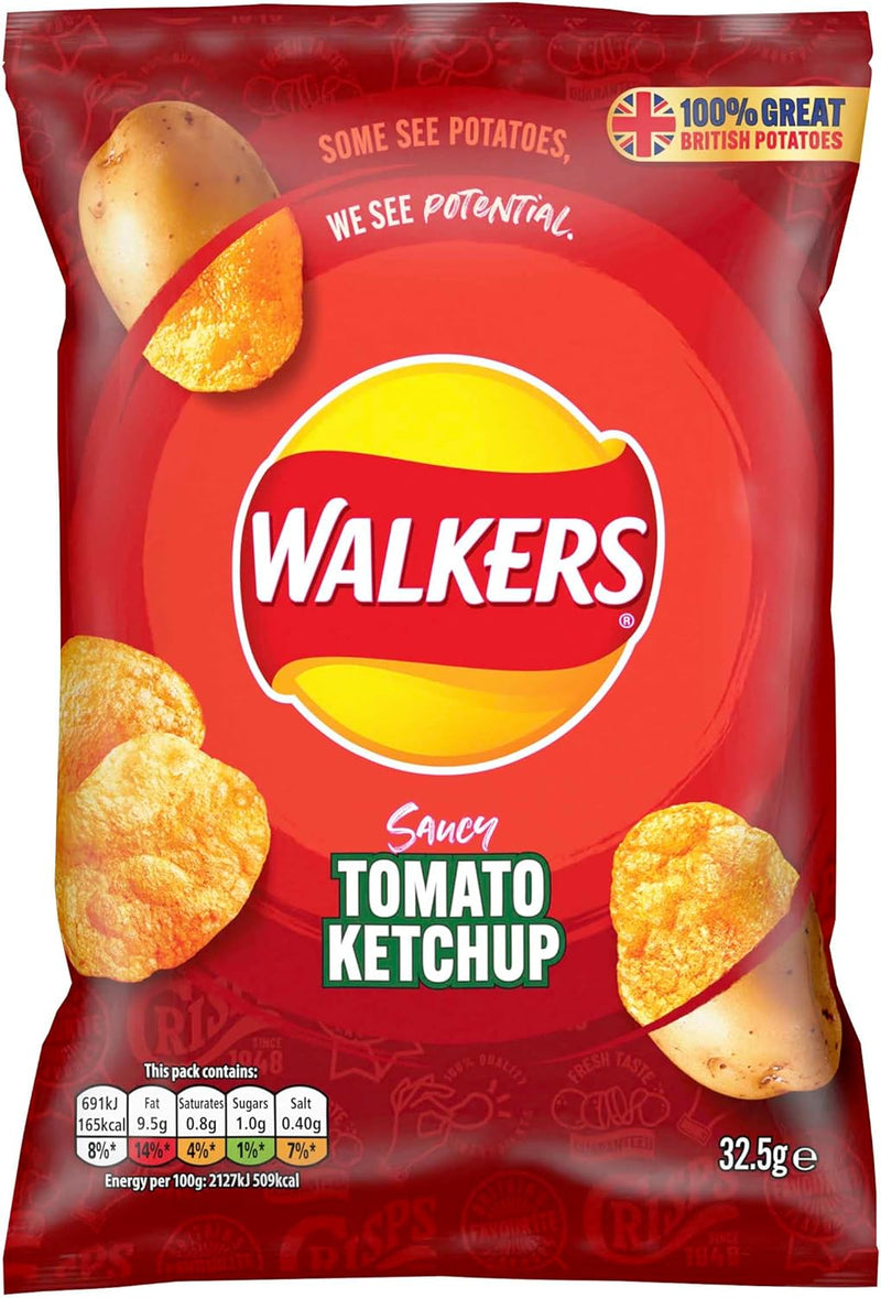 Walkers Crisps Grab bag Pack of 32x32.5g