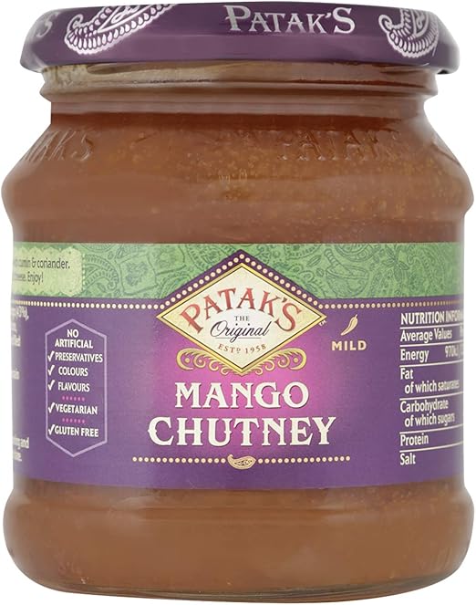 Pataks mango chutney Pack of 6x340g