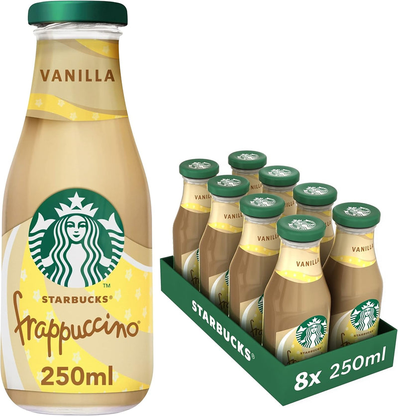 Starbucks Vanilla Frappuccino Pack of 8 x 250 ml