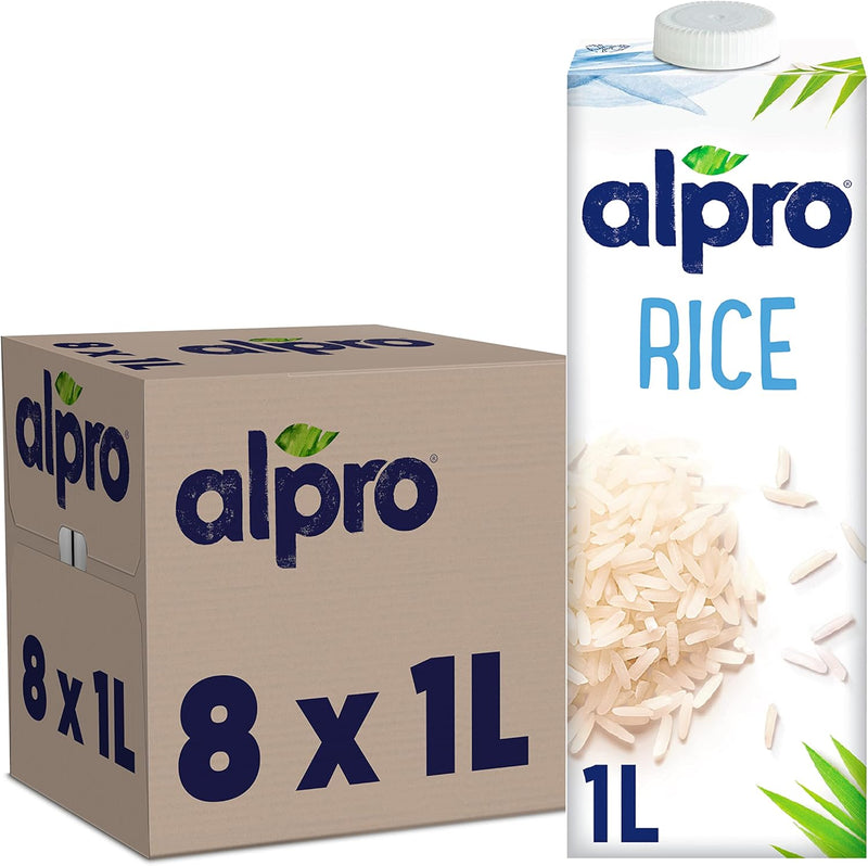 Alpro Rice Milk Original Pack of 8x1L