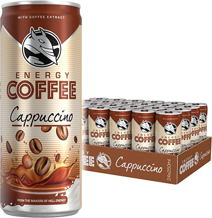 Energy Coffee Cappuccino Pack of 24x250ml Can