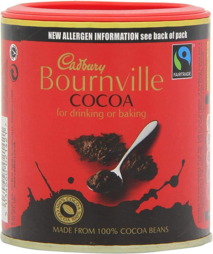 Cadbury - Bournville Cocoa - 125g Case of 12