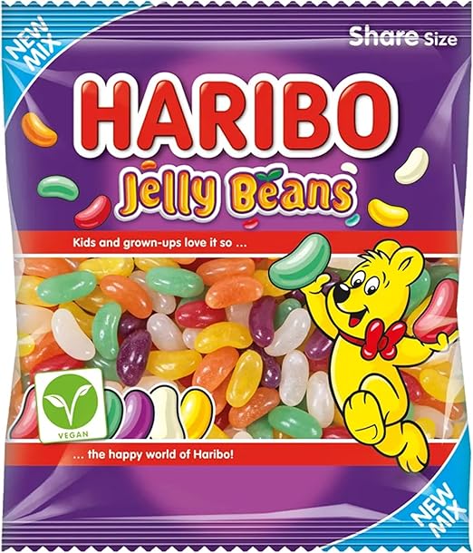 HARIBO Jelly Beans Pack of 12x140g