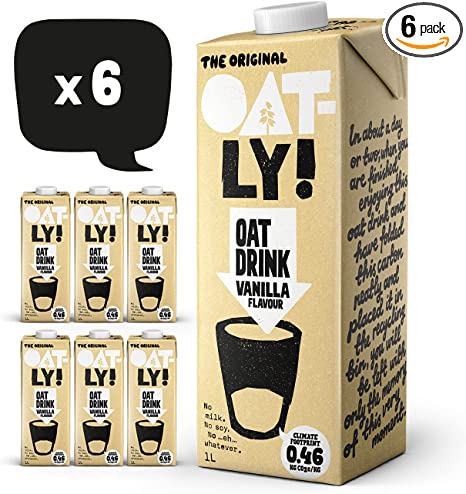 Oatly Vanilla Drink 1 Litre (Pack of 6)