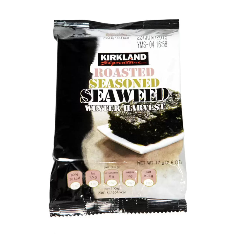 Kirkland Signature Roasted Seasoned Seaweed Pack of 10 x 17g