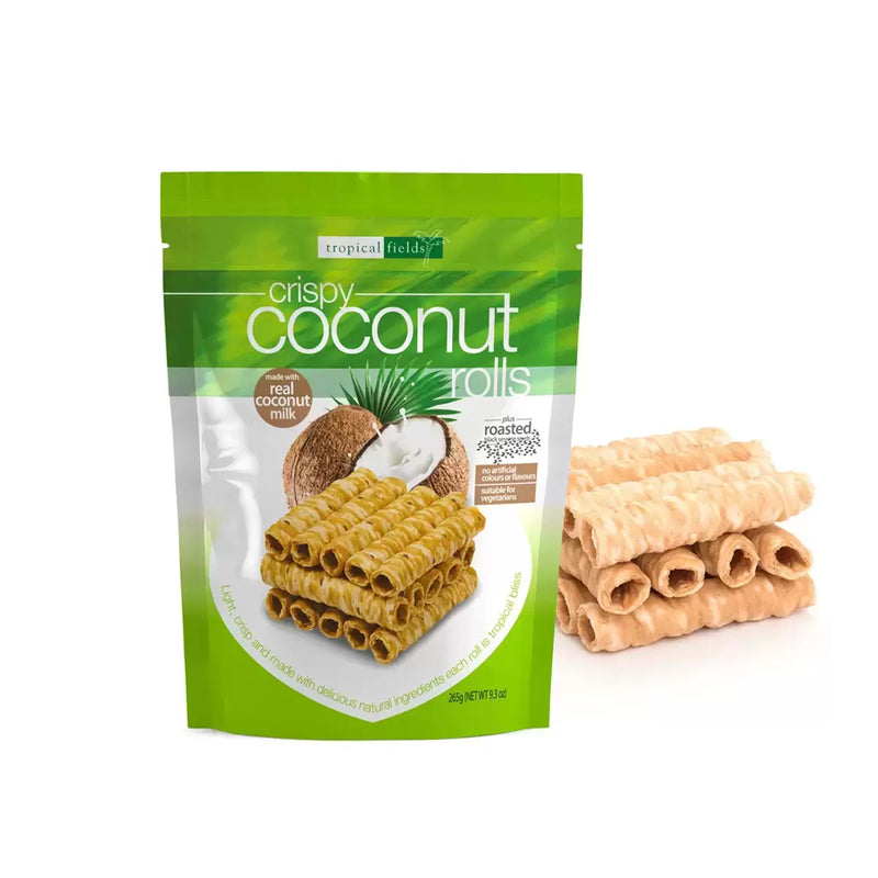 Tropical filde crispy coconut rolls Pack of 265gm