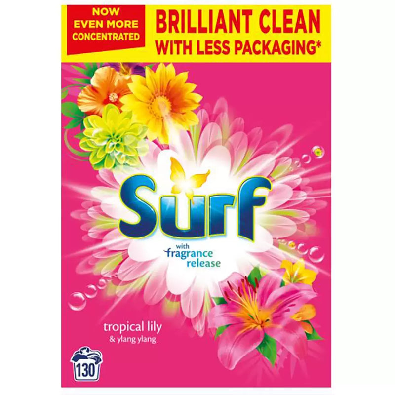 Surf Tropical Laundry Powder 130 Wash Pack of 6.5kg