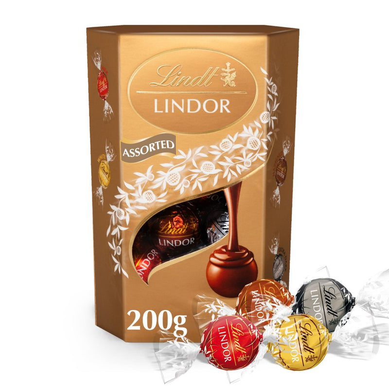 Lindt Lindor Assorted Chocolate Truffles Pack of 200g