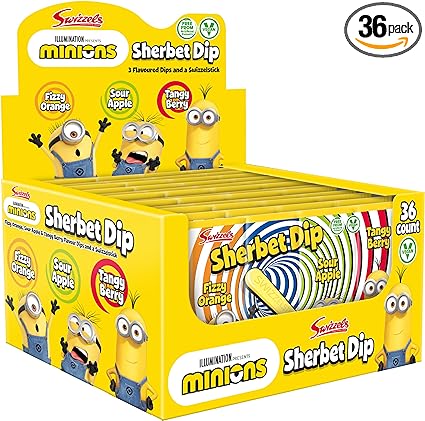 Swizzels Minions Sherbet Dip 23g x36