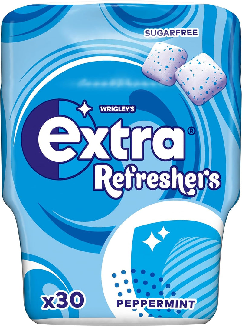 Extra Refreshers Verity Flavour Sugarfree Chewing Gum Bottle 6x30pc