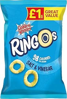 Golden Wonder Ringos Pack of 18x40g